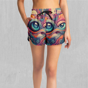 Shorts de plage pour femmes de haute qualité, tissu respirant et durable, vente chaude, prix abordable, shorts de plage pour femmes avec logo personnalisé - Product Image 1