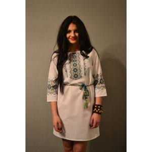 ชุดเดรสสั้นปักลายสไตล์ยูเครน แขนบอลลูนเต็มตัว สำหรับผู้หญิง ราคาโรงงาน 100% งานปักยูเครน - Product Image 1