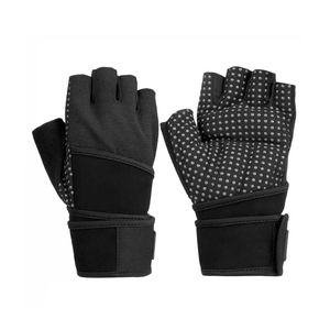 Microfiber Half Finger Weightlifting Gloves Breathable Anti-Slip <b>Padded</b> Palm Professional Gym Fitness Training Unisex - Product Image 1