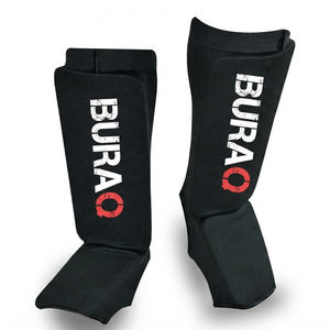 Protections de tibia et coussinets d'entraînement Muay Thai en cuir PU pour la protection MMA et de boxe - Product Image 1