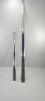 Tamaños Personalizables - Calzador de Acero Inoxidable y Metal de Primera Calidad con Mango Largo para Hombres, Mujeres, Personas Mayores y Niños, 54 cm, 83 cm