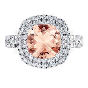 <b>Cushion</b> MorganiT LAB - GROWN Diamond <b>Ring</b> - Product Image 1