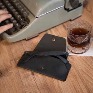 New Genuine Leather Classic Handmade <b>Glasses</b> Cover Luxury Eyewear <b>Case</b> Water Resistant Lightweight Sunglasses Pouch LGC-0091 - Product Image 3