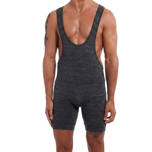 Nuevo Conjunto de Camiseta y Pantalones Rashguard de Lucha Libre para Hombre, Ropa Deportiva Elástica de Spandex/Poliéster - Product Image 3