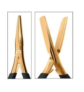 Flat Tip Hair Extension Pliers Hair Tools Stainless Steel Pliers With Black Handle Professional Tool for Install and Remove - Product Image 3