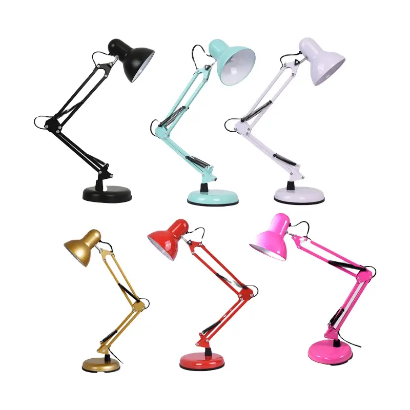 Adjustable Swing Arm Metal Desk Study Light Eye Protection for Bedroom Office Luminaire Desk Lamps Cheap Price Lamp Threshold
