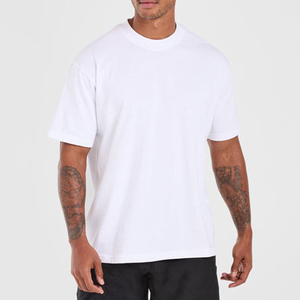 T-shirt Streetwear Léger en Polyester à Manches Courtes, Coupe Décontractée Épaules Tombantes, Tissu Tricoté Oversize – Vente en Gros - Product Image 4