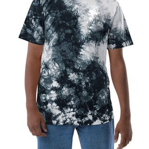 Camiseta Ringer con Estampado Tie Dye, Transpirable y de Secado Rápido, Lisa, Informal, de Verano, de Manga Corta para Hombre - Product Image 3