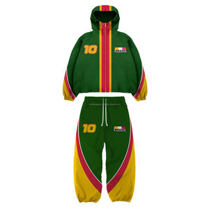 Conjunto Deportivo Ligero Personalizado 2026 para Hombre, Chaqueta Cortavientos, Sudadera con Capucha de Nailon y Pantalones, Traje Deportivo Resistente al Viento para Hombre - Product Image 3