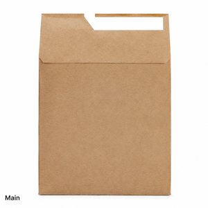 Enveloppe en papier kraft écologique, sac d'expédition recyclable, emballage pour documents, pour le bureau, l'école, les dossiers juridiques et l'envoi postal. - Product Image 2