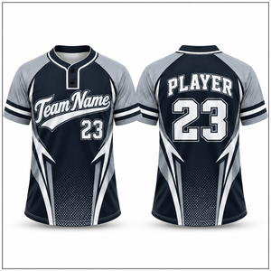 Custom Full Button Front Baseball Jersey Team Uniform Sublimation Stitched Wholesale OEM - Product Image 1