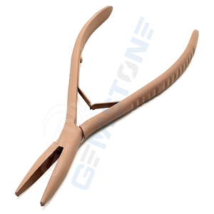 Stainless Steel 7 Inch Flat Mouth Hair <b>Extension</b> Pliers – <b>Micro</b> Link Removal & Fitting Tool for Professional Hair Salon - Product Image 2
