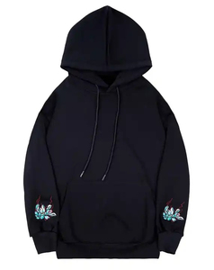 Fournisseur OEM – Sweat à capuche décontracté brodé pour homme, 100 % coton, coupe oversize, style streetwear, faible MOQ, prix de gros - Product Image 1