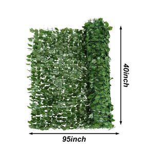 Schermo per la privacy con foglie di edera finta - Vegetazione artificiale protetta dai raggi UV per uso decorativo esterno - Product Image 2