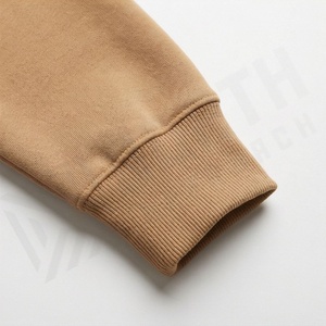 Sudadera con capucha vintage de algodón 100% de alto gramaje para hombre, larga, con lavado ácido, color liso, oversize, talla XS, de invierno, con forro polar, estampado personalizado - Product Image 6