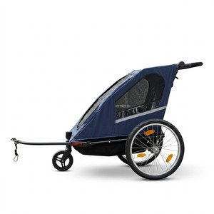 Remorque de vélo pour enfants en alliage d'aluminium Urban Greenway Explorations, suspension indépendante, charge utile de 35 kg pour les aventures sur sentier - Product Image 3