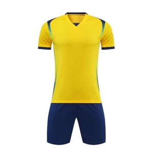 Custom Black Soccer Jersey Set Breathable Winter Polyester Quick Dry Shirt Shorts Unisex Teamwear OEM Bulk Wholesale Supplier - Product Image 1