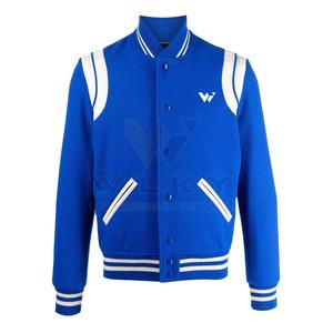 Vestes pour hommes OEM de haute qualité en tissu velours côtelé pour garder la chaleur blouson de baseball letterman pour hommes - Product Image 1