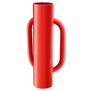 Maniglia per picchetto a percussione manuale in acciaio al carbonio resistente da 14 libbre con diametro interno di 2,7 pollici, per il posizionamento di pali da recinzione e pali a T da fattoria - Product Image 5