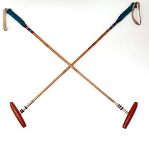 Maza de polo de madera resistente para práctica ecuestre, palo de entrenamiento equilibrado para juegos de equitación, herramienta deportiva duradera con mango largo. - Product Image 2