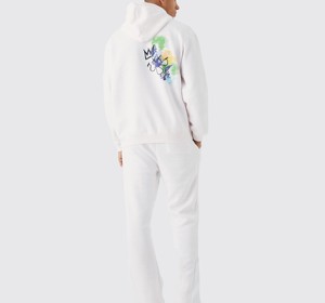 Survêtement Homme Premium 2026 Personnalisé avec Impression en Relief, Respirant, Haute Qualité, Motif Uni, Vêtement d'Hiver 100% Coton Décontracté - Product Image 2