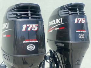 ขายดี โปรโมชั่นสุดคุ้ม พร้อมส่ง คู่เครื่องยนต์เรือ ปี 2011 175 แรงม้า 4 จังหวะ เพลา 25 นิ้ว  ใช้งานมาแล้ว 370/373 ชั่วโมง พร้อมอุปกรณ์ครบชุด - Product Image 2