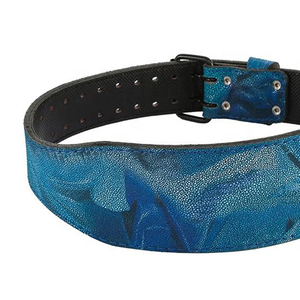 Heavy Duty Breathable Lightweight Cowhide Customizable Fitness Waist <b>Trainer</b> Belt Gym Weight Lifting Professional Portable - Product Image 3