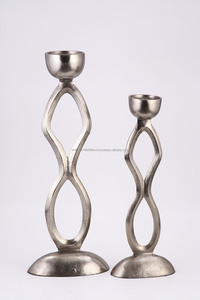 Bougeoir à bras unique en métal massif, chandelier brillant, lanterne intérieure et extérieure - Product Image 5