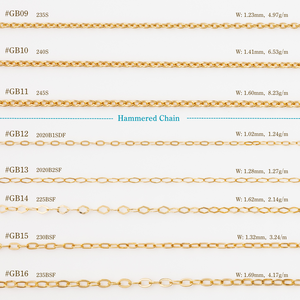 Collar de Cadena de Oro Sólido de 18K, 14K y 10K, Diseño Japonés de Moda, Nakagawa Corporation P10 (N), Fabricante Original Japonés - Product Image 3