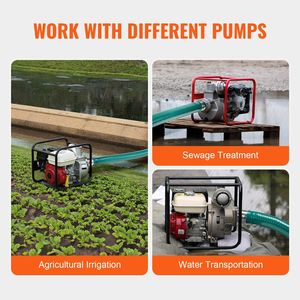 Tubo da Giardino Verde di Alta Qualità 2 x 20 piedi con Connettori Camlock, Raccordi in Alluminio, Compatibile con Varie Pompe, Adatto per Avvolgitubo di Aspirazione - Product Image 6