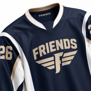 Custom Sublimated Unisex Ice Hockey Uniform Sets Professional Team Sportswear Breathable Quick Dry for Matches Wear - Product Image 2