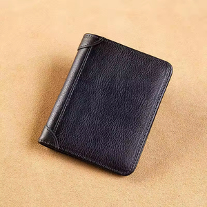Portefeuille pour homme en cuir véritable de style classique de haute qualité avec protection pour cartes - Product Image 6