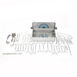 Ensemble d'instruments chirurgicaux orthopédiques de laparotomie de base de haute qualité, 108 pièces, kit complet, manuel, certifié CE par Surgiright - Product Image 3