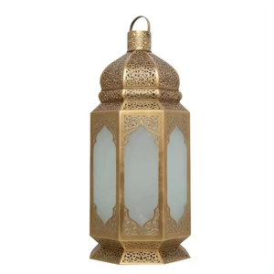 Centerpiece In Best Price Modern Design <b>Brass</b> <b>Lantern</b> With Intricate Cutouts For Home Decoration Durable Design <b>Lantern</b> - Product Image 1