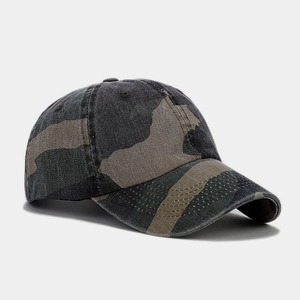 Casquette de baseball unisexe en coton vintage, réglable, style trucker et 'Dad Hat', teinte, effet vieilli, vierge, lavée, pour le sport, avec logo personnalisé, vente en gros - Product Image 1