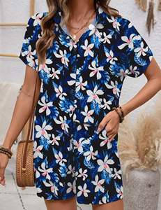 Ropa de Verano 2026, Camisas Estampadas con Botones, Tops, Pantalones Cortos de Playa, Conjuntos de Vacaciones, Ropa Deportiva, 2 Piezas - Product Image 5