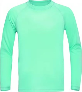 Nouveau T-shirt à manches longues pour enfants, sous-vêtement de printemps, coupe ajustée, finition enduite, style tendance, UPF50+, 100% polyester - Product Image 2