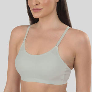 Sujetador deportivo personalizado para mujer, el más vendido en línea, de buena calidad, con cuello redondo. - Product Image 3