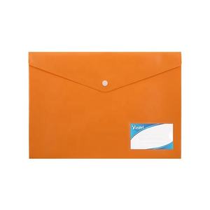 Cartella Portadocumenti Multifunzionale <span class=keywords><strong>A4</strong></span> in Plastica Opaca Multicolore con Bottone, Personalizzabile per Scuola e Ufficio - Product Image 5
