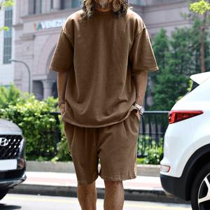 Conjunto Deportivo Personalizado con Logotipo 202 N6ew para Hombre, Conjunto Holgado Informal de Manga Corta para Verano - Product Image 3