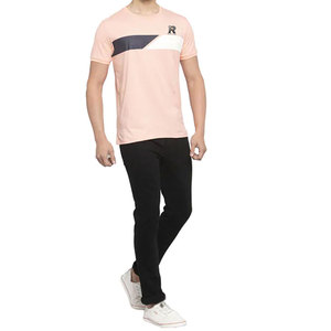 Camisetas de hombre de manga corta, estilo casual, lisas, 100% algodón, tallas grandes, en venta. - Product Image 3