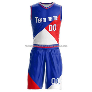 ชุดกีฬาบาสเก็ตบอลชุดบาสเก็ตบอลหมายเลขโลโก้ของทีมออกแบบได้ตามต้องการ - Product Image 2