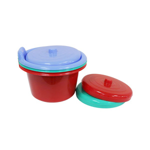 Chaise de toilette en plastique avec couvercle hermétique et siège confortable, en matériau PP durable, pour l'apprentissage de la propreté et un nettoyage facile - Product Image 4