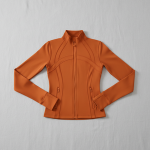 Winter Women's Sports <b>Jacket</b> zipper Coat Fleece Yoga Wear <b>Workout</b> Sportswear Four Way Stretch Running Fitness Warm Adults - Product Image 2