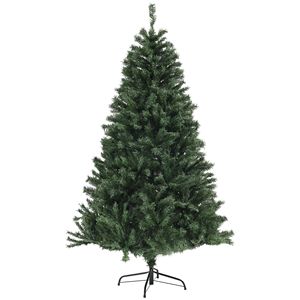 Albero di Natale Artificiale 6 Piedi con 1000 Punte di Rami, Apertura Automatica, Base in Acciaio, Decorazione Verde per Casa e Ufficio - Product Image 4