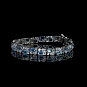 IGI Certified VVS Diamond Hip Hop Style Tennis Chain Link Bracelet 925 Sterling Silver Custom Fine Jewelry for <b>Men</b> Party - Product Image 3