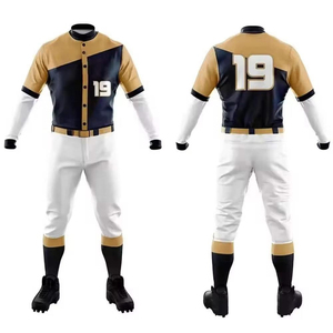 Uniforme de Béisbol con Logotipo Personalizado, Uniforme Deportivo Hecho en Fábrica, Diseño Único, Ropa Deportiva, Uniformes de Béisbol Unisex - Product Image 3