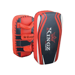 Ensemble de pads de frappe Muay Thai en cuir véritable de qualité supérieure, logo personnalisé, entraînement de kickboxing, pad de haute qualité pour les arts martiaux - Product Image 1
