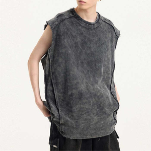 Camiseta sin Mangas para Hombre ANCHOR CLOTHING COMPANY, 100% Algodón, Estilo Deportivo, Cuello Redondo, Camiseta Musculosa para Gimnasio y Entrenamiento, Transpirable - Product Image 3