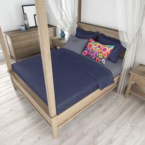 Oeillets en couleur taie d'oreiller Standard léger Super doux facile d'entretien décoratif oeuvre housses de coussin - Product Image 4